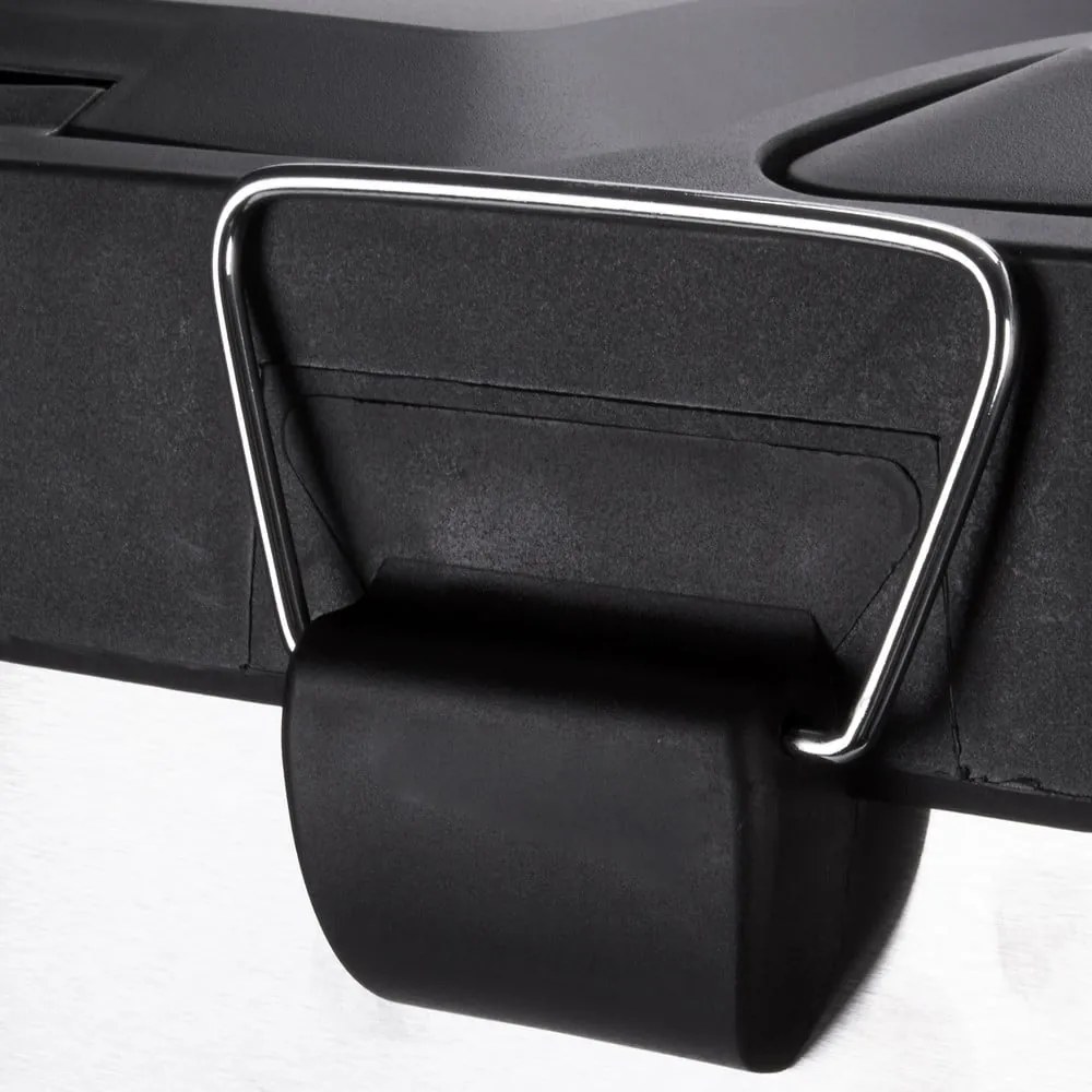 Стоманено кошче за боклук за рециклиране с педал в матово сребрист цвят 2x8 l Tri Selectif – MSV