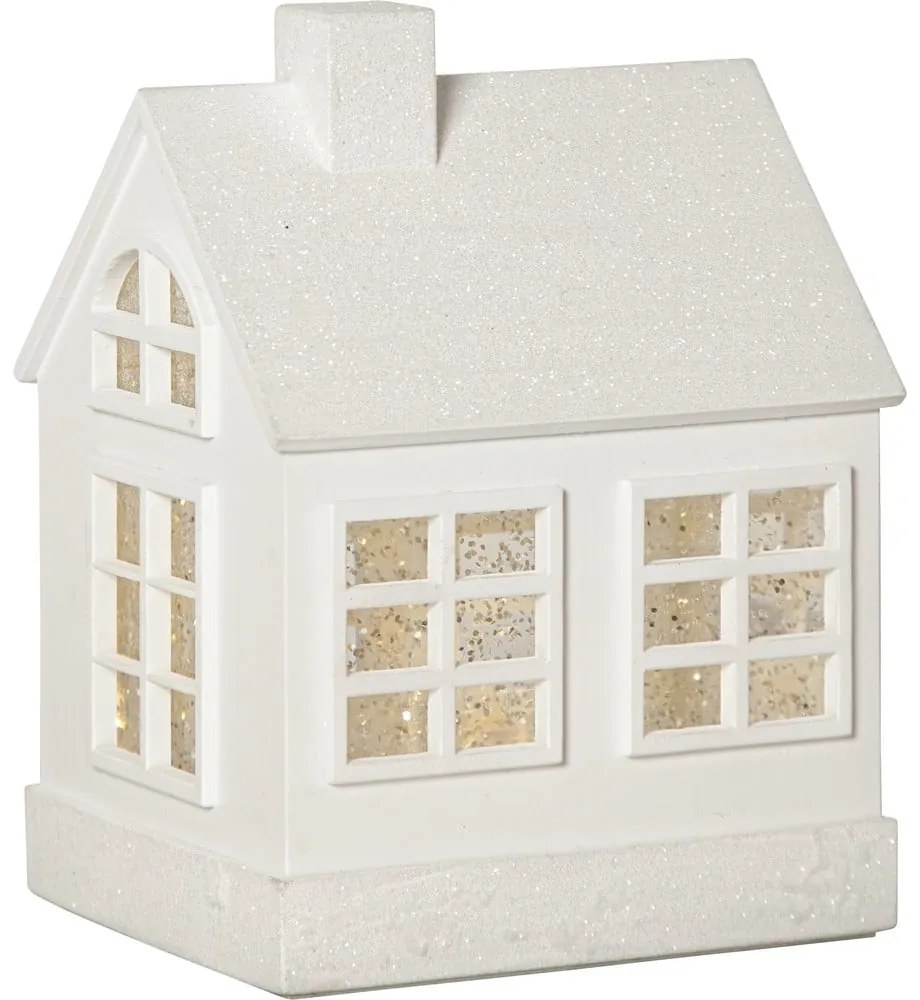 Бяла светлинна украса с коледен мотив Winter - Star Trading