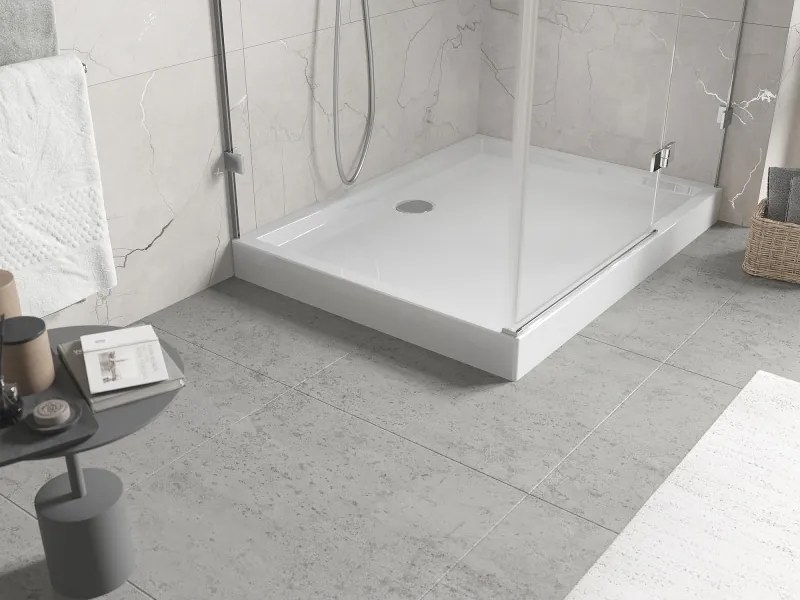 Mexen Flow+ правоъгълен душ коритo 80 x 70 см, бял гланц - 46R107080H