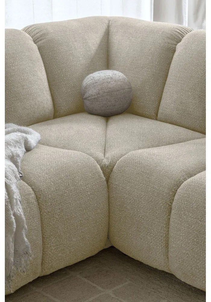 Бежов ъглов диван (десен ъгъл/U форма) Shell – Miuform