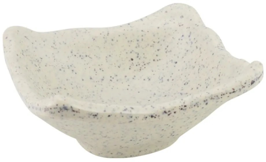 Kulsan - Меламинов рамекин квадратен 9х8,5xh3,9см 74мл WHITE GRANITE-(25109.WG)