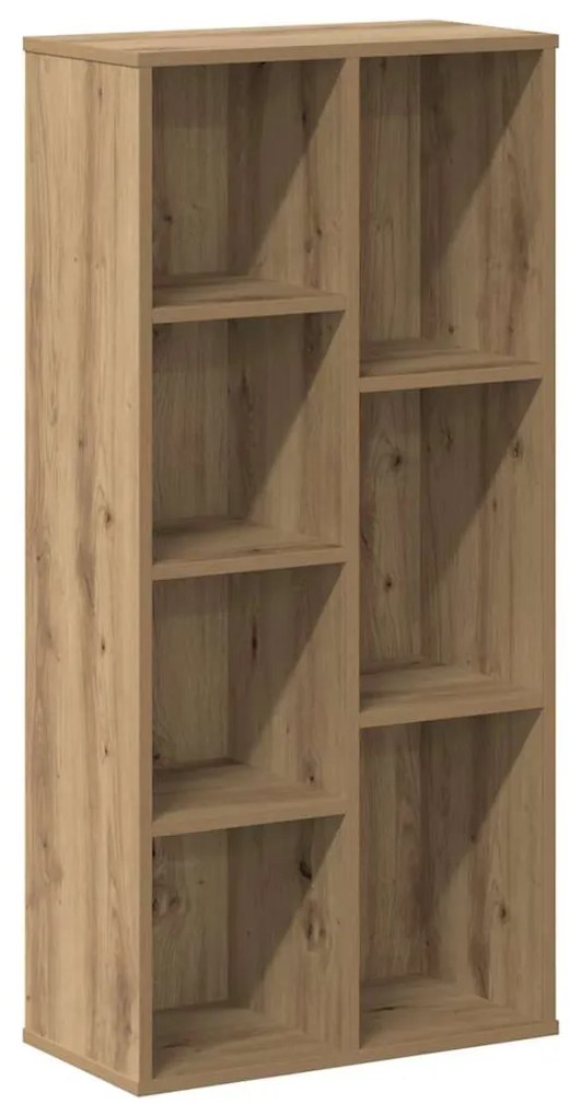 852797 vidaXL Библиотека, дъб артизан, 50x25x105 см, инженерно дърво