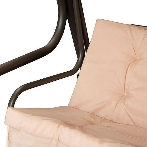 Люлка 3-местна My Garden TLS031 beige, 200 х 120 х 164 см, кафява