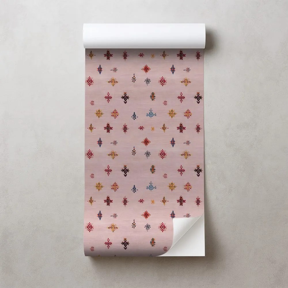 Самозалепващ тапет – Пастелни етно мотиви