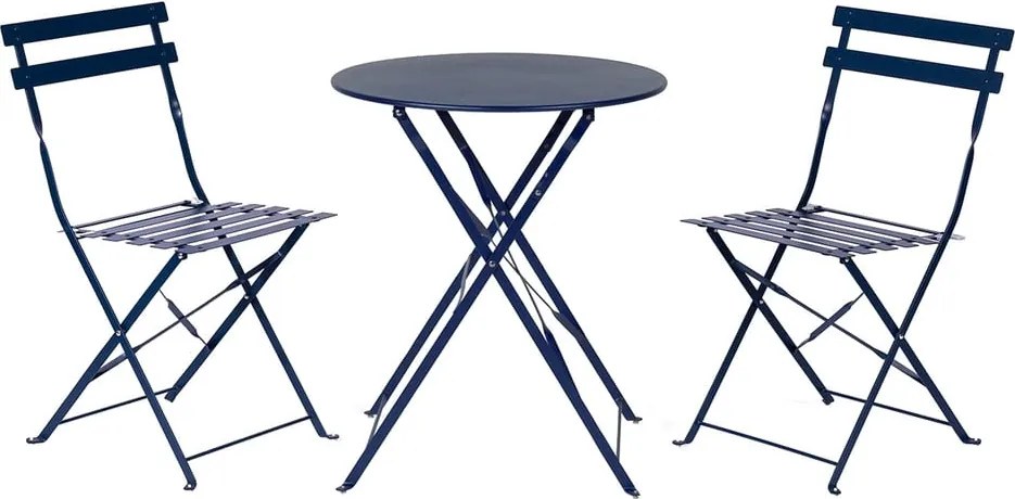 Тъмносин комплект градински мебели Retro - Bonami Essentials