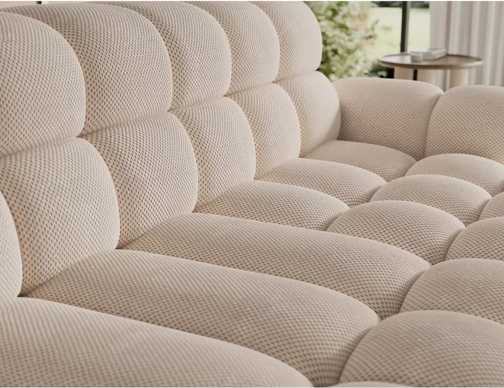 Бежов разтегателен ъглов диван (десен ъгъл) Ceedro – ELTAP