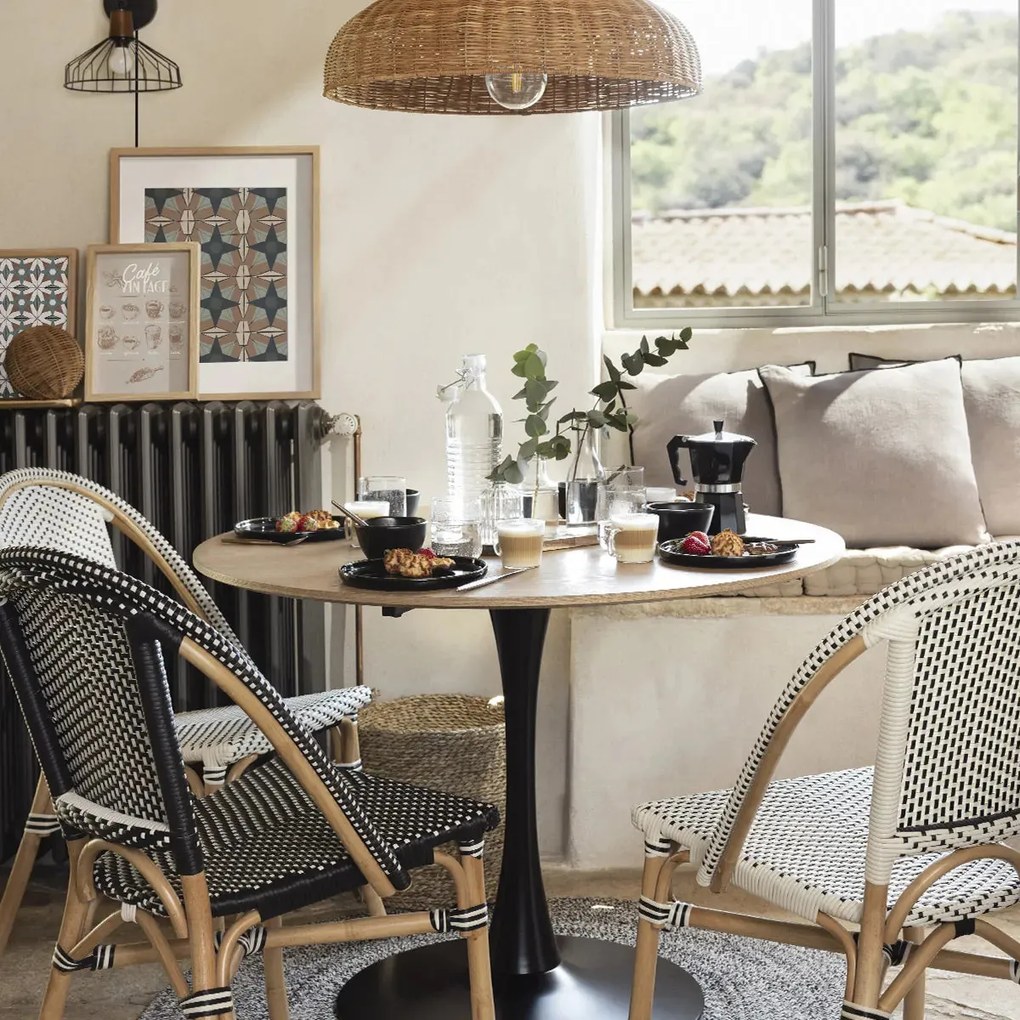 Трапезна маса atmosphera Elias, MDF, 100x76 cm - Бял