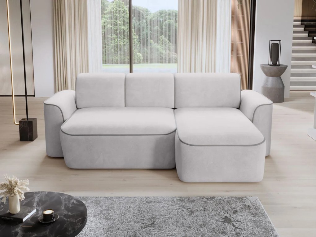 Ъглов диван Umbert-Gkri Anoixto-Right