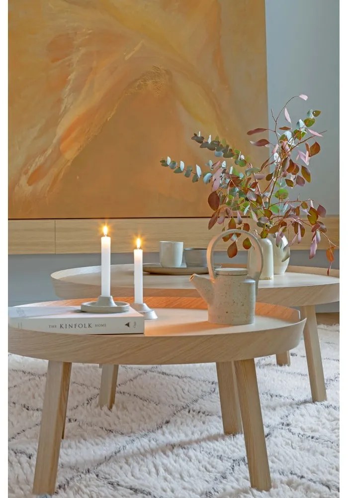 Кремав ръчно изработен вълнен килим подходящ за пране 140x200 cm Berber Soul – Lorena Canals