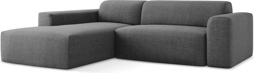 Сив ъглов диван (ляв ъгъл) Keli – Makamii