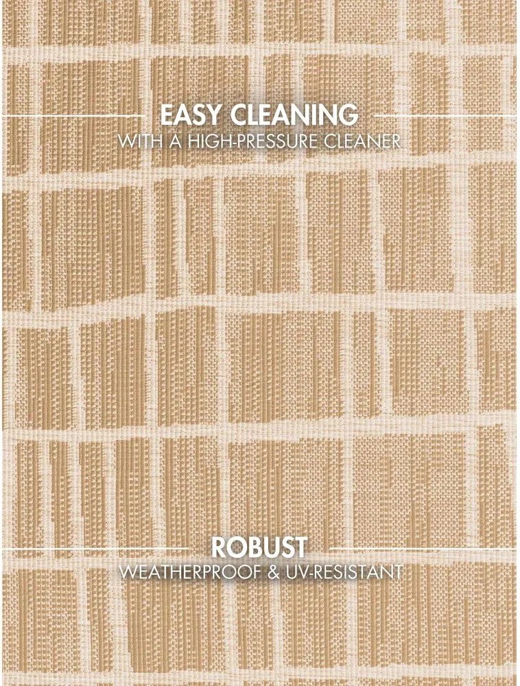 Кремав/в естествен цвят кръгъл килим за открито и закрито ø 160 cm Haringey Crouch – Ted Baker