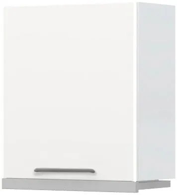 Висящ шкаф Modena A7-60-1KU за кухненски аспиратор sliding-White - White glossy