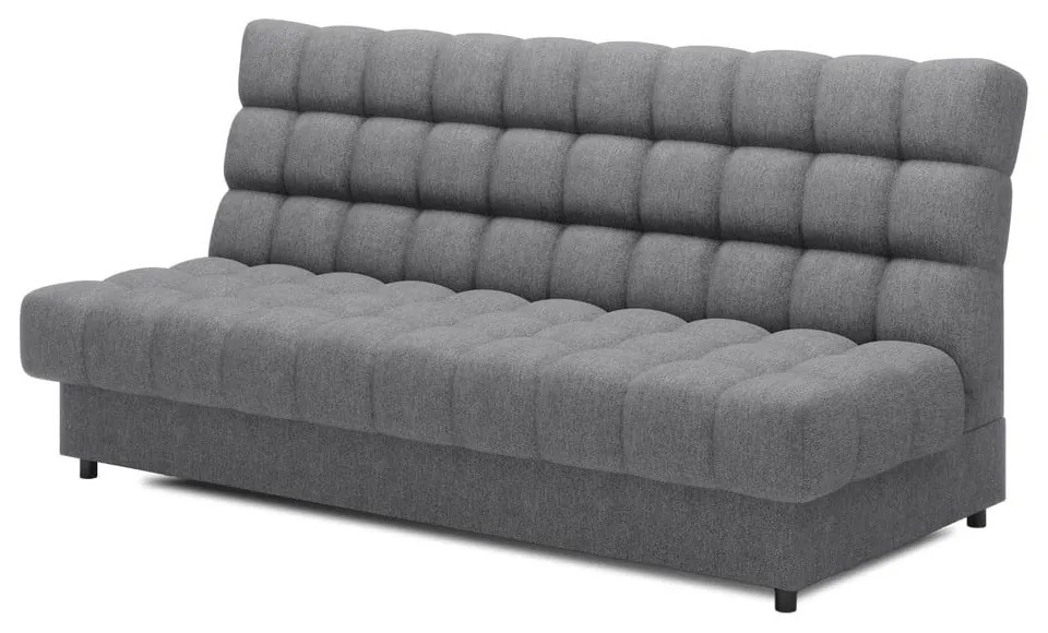 Сив шенилов сгъваем/с място за съхранение диван 197 cm Clareta – ELTAP