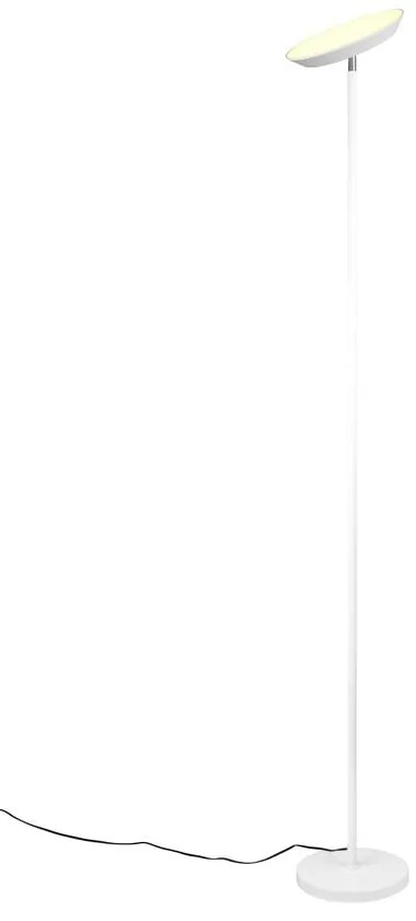 Бяла LED подова лампа (височина 178 cm) Specter – Trio