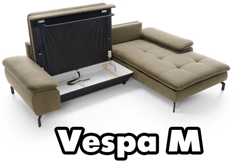 разтегетелен ъглов диван VESPA (три размера)