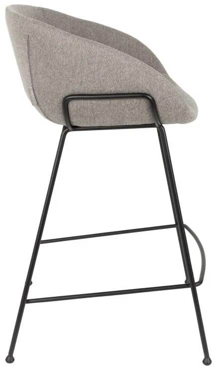 Комплект от 2 сиви бар столове , височина на седалката 65 cm Feston - Zuiver