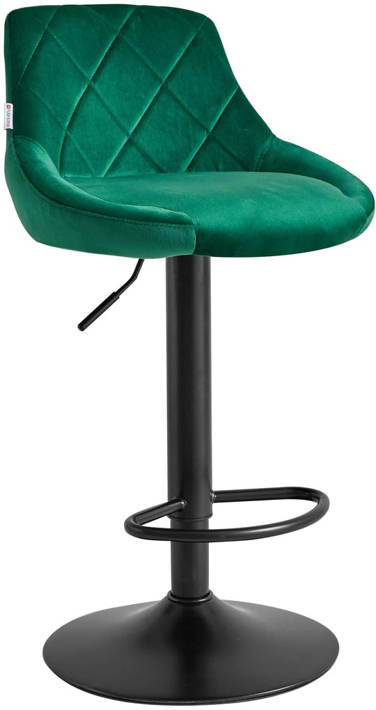 Бар стол Velluto-Зелено (2) парчета