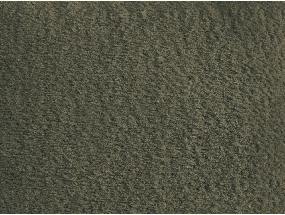 Зелен сгъваем/с място за съхранение ъглов диван от прежда с примки от букле (ляв ъгъл) Montaigne – Bobochic Paris