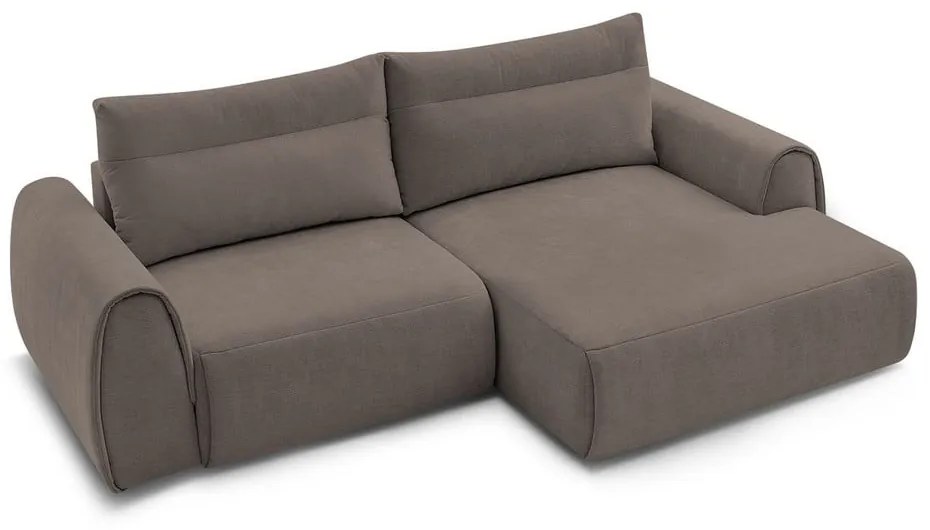 Кафяв ъглов диван Aden – Bobochic Paris