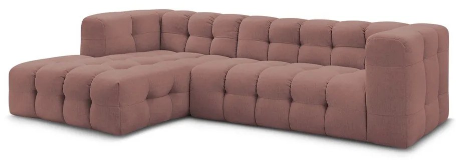Светлорозов ъглов диван Cloud – Bobochic Paris