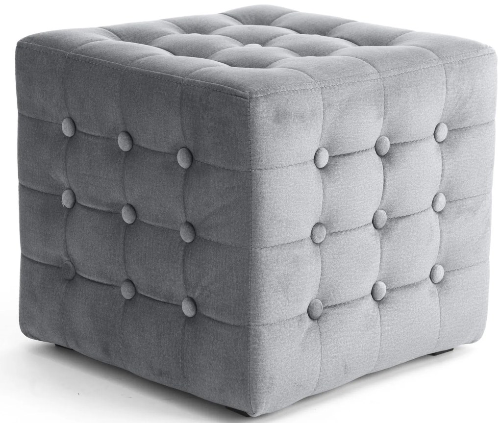 Пуф Wisdom-светло сиво