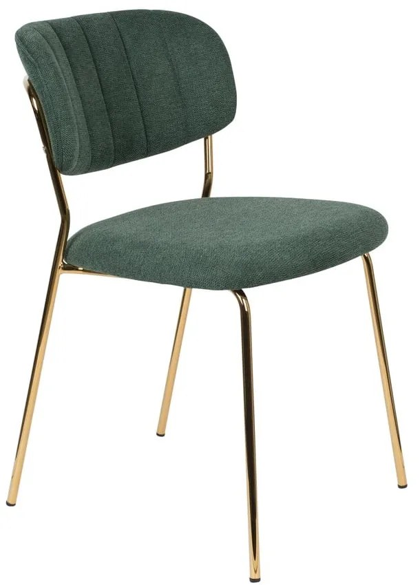 Тъмнозелени трапезни столове в комплект от 2 броя Jolien - White Label