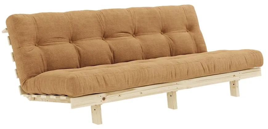 Кафяв разтегателен диван 190 cm Lean - Karup Design