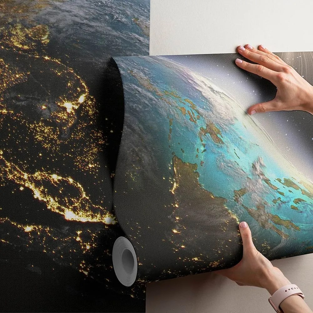 Фототапет космически светлини