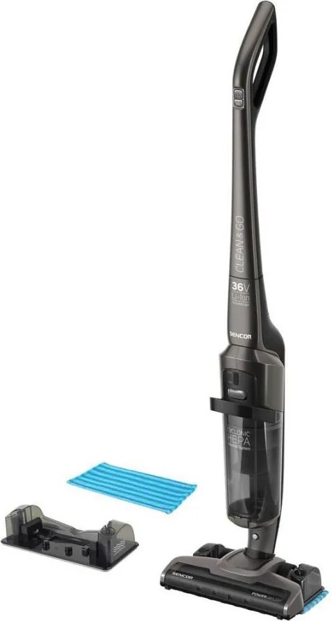 Sencor- Вертикална прахосмукачка с електрическа ротационна четка и моп 150W/36V 2150 mAh