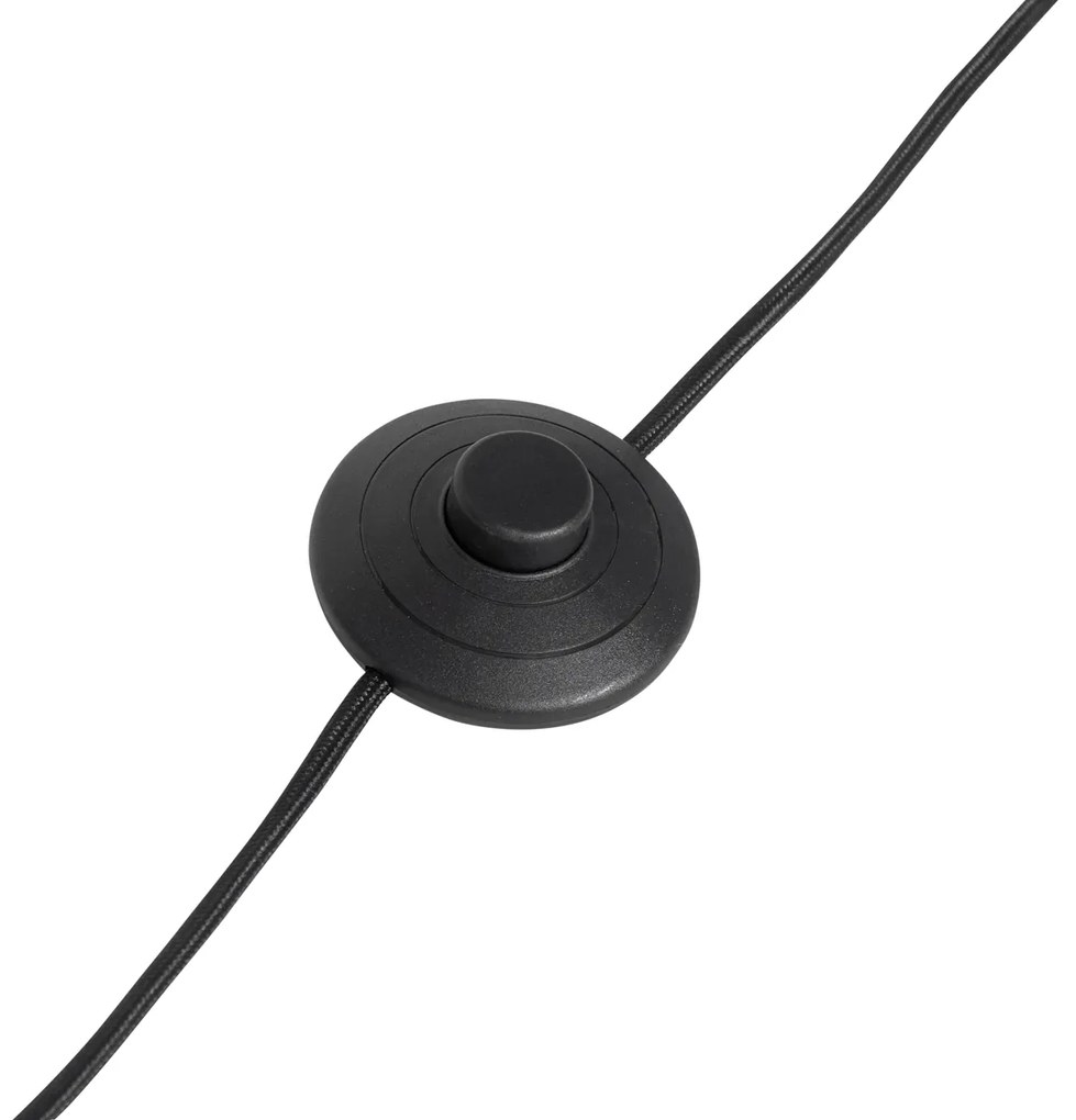 Рустикална подова лампа триножник орехово дърво - Tripod Classic