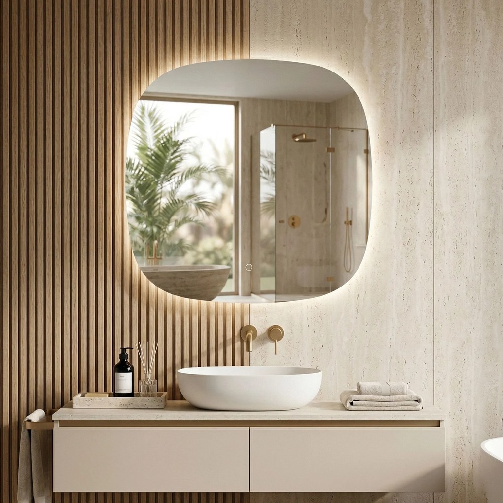 Огледало LED 70x70cm TOP