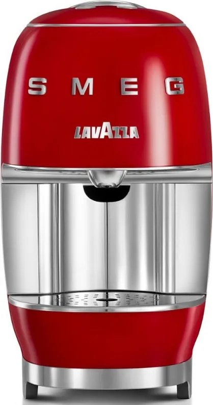 Еспресо машина за капсули SMEG Lavazza A Modo Mio LM200, 1250 W, 10 bar, 0.9 л, Бързо загряване, Червен