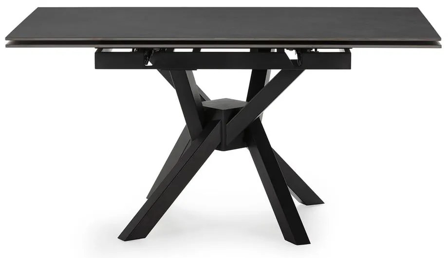 Сгъваема трапезна маса с допълнителна плоча с каменен плот за маса 90x150 cm Arlene – Marckeric