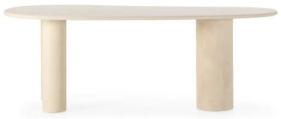 Трапезна маса от декор от камък 100x201 cm Daila – MOME