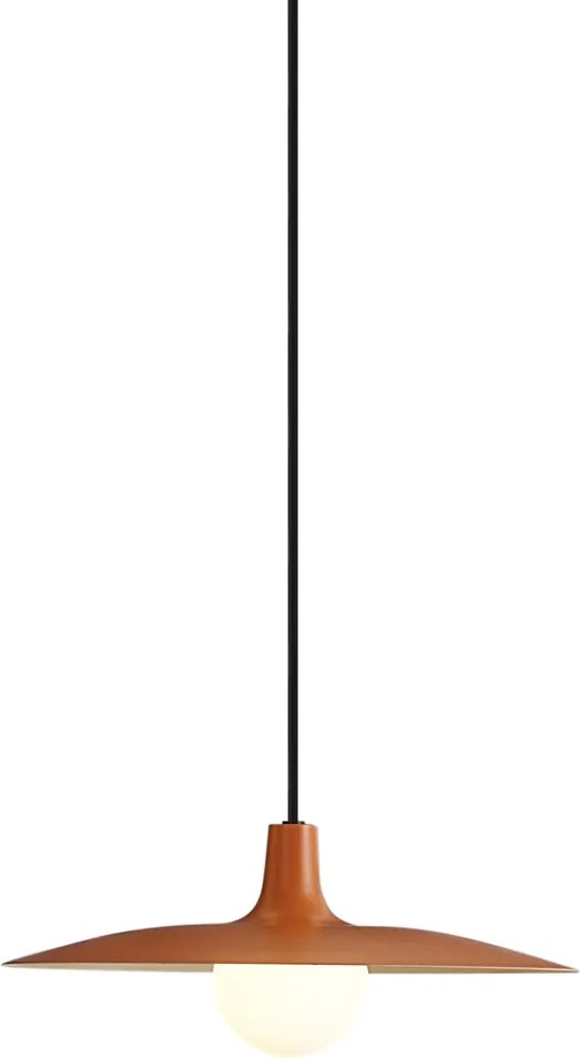 Ретро висяща лампа оранжева за релсова система 1-фазна - Slimline Panzi