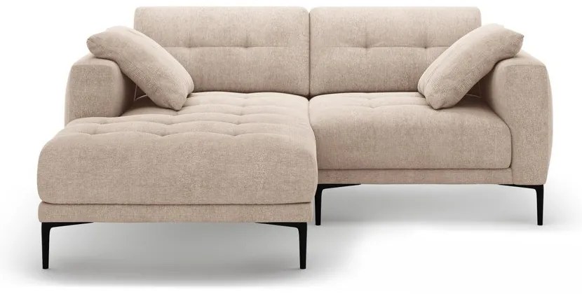 Светлокафяв ъглов диван (ляв ъгъл) Bemy – Micadoni