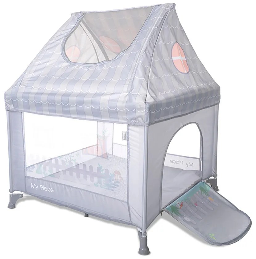LORELLI Premium Кошара за игра MY PLACE с покрив GREY