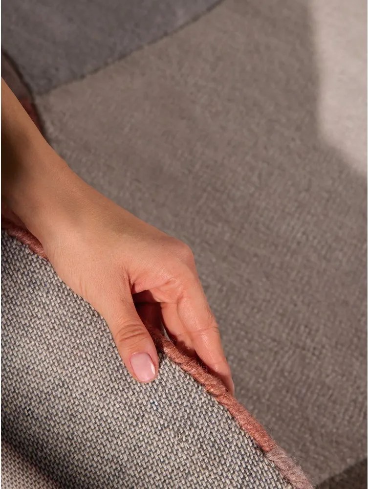 Бежов ръчно изработен вълнен кръгъл килим ø 160 cm Hackney Clarissa – Ted Baker