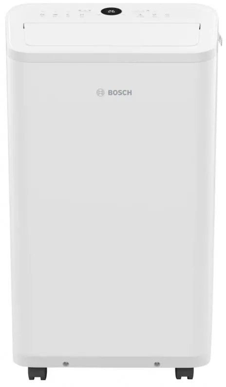Мобилен климатик Bosch Cool 2000, 9000 BTU, 35 м2, А, Auto Swing, Таймер, LCD дисплей, Нощен режим, Бял