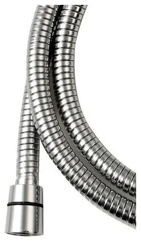 Душ маркуч от неръждаема стомана в лъскаво сребристо Lux – Sapho