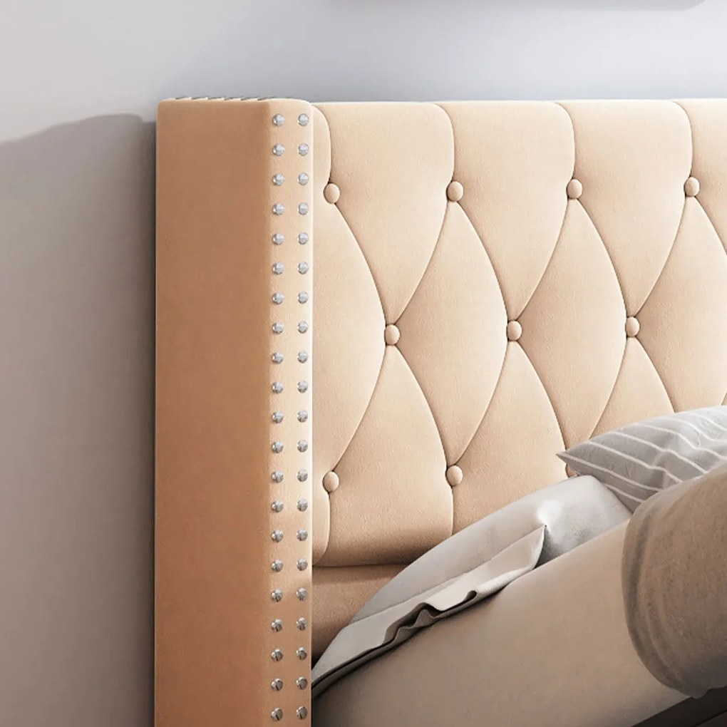 Тапицирано легло Zenmor-Бежов