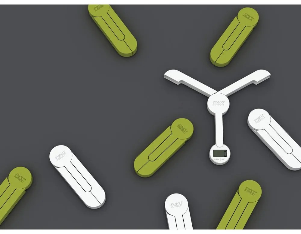 TriScale Бяла сгъваема цифрова кухненска скала TriScale™ - Joseph Joseph