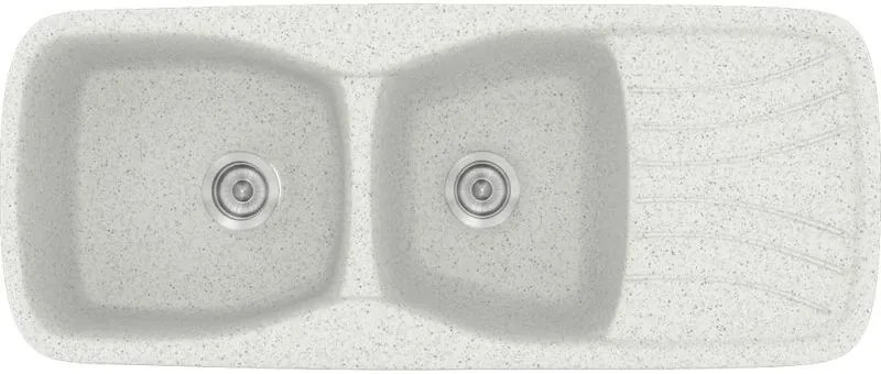 Мивка Sanitec 311-Granite White