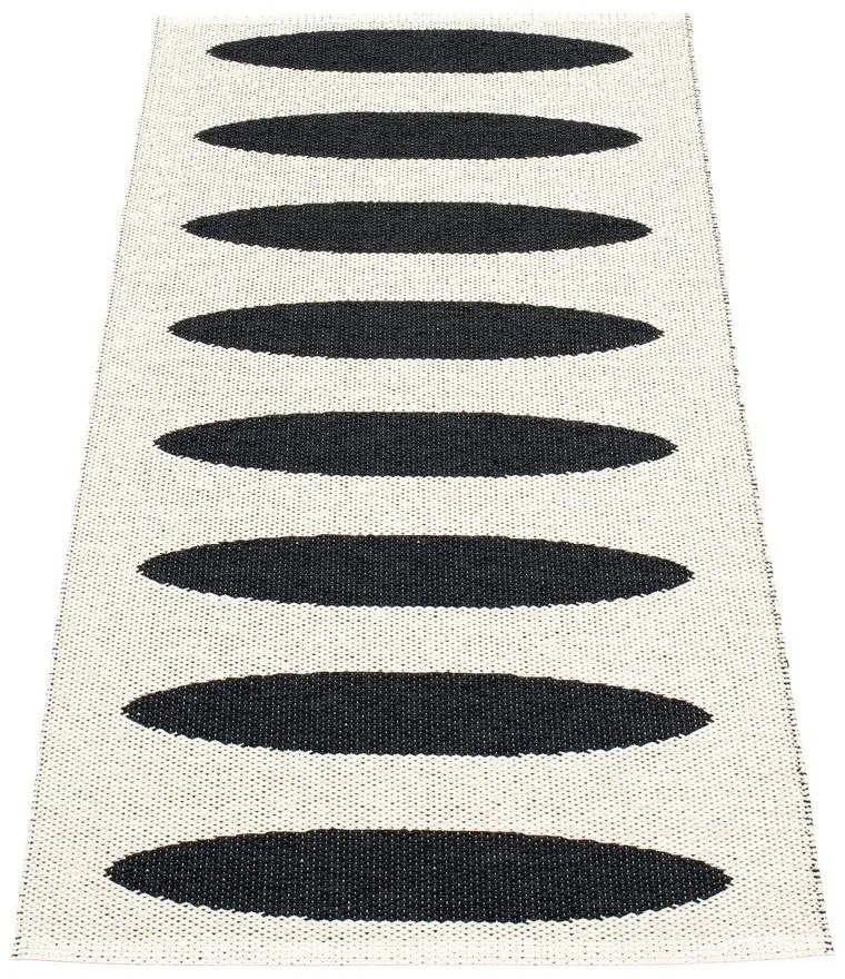 Черна пътека за открито и закрито 70x150 cm Ella Black – Pappelina