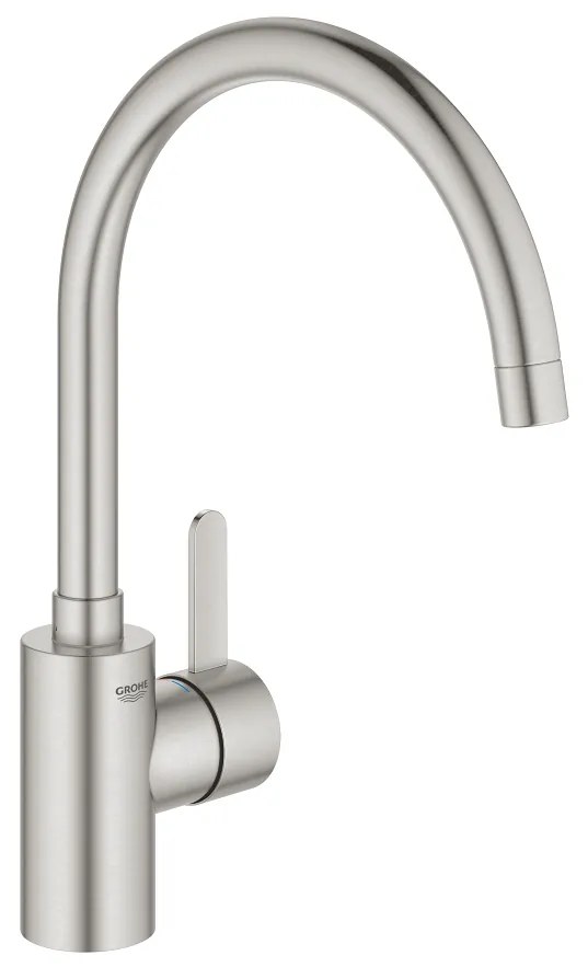 Кухненски кран Grohe EuroSmart-Glossy Silver