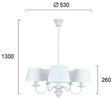 Лампа Viokef Reanna 5Light