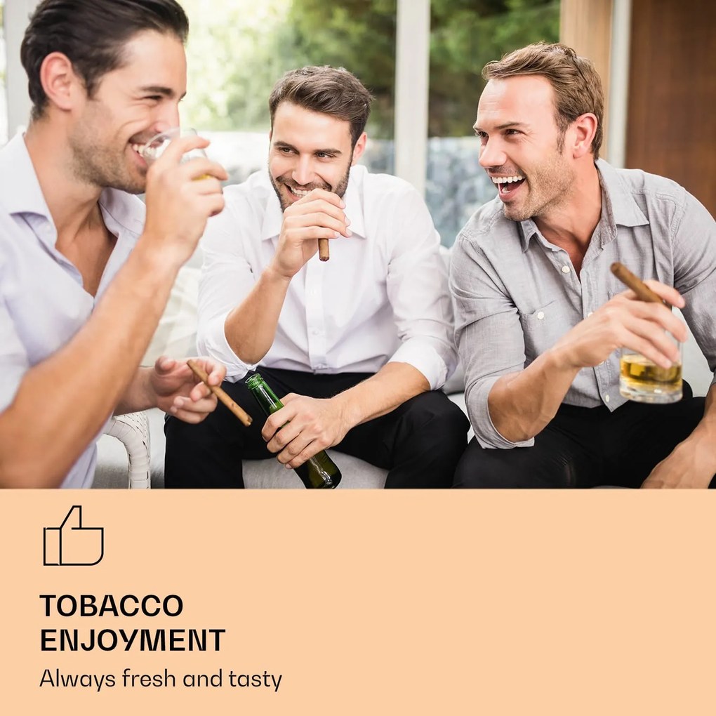 Klarstein El Presidente 23, овлажнител, 45 W, тъч управление, буково дърво, 23L, LED