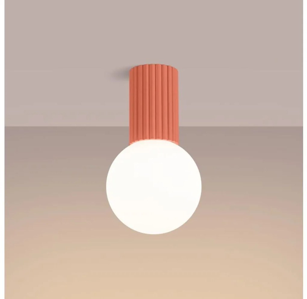 Sollux SL.1753 - Плафон за баня HALO 1xG9/8W/230V IP44 розов