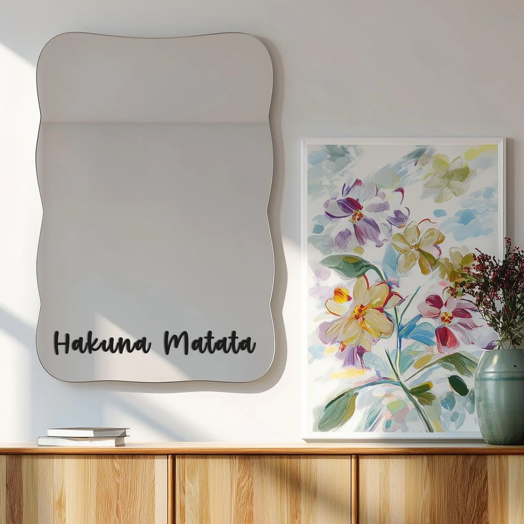 Стикер за огледало S10 – Hakuna Matata 90x11