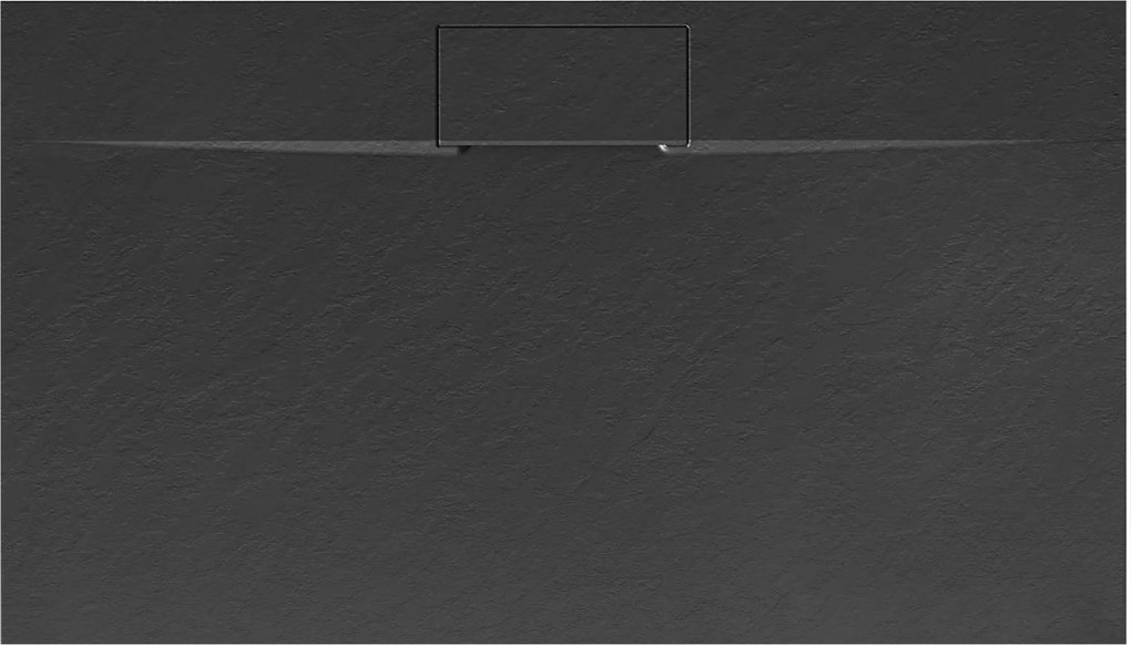 Корито за душ кабина Rea Bazalt long Black 80x120